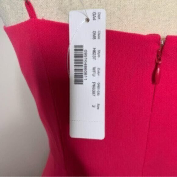 NWT J. Crew Pink Drapey Spaghetti Strap Maxi Dress With Side Slit - Picture 13 of 14